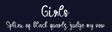 Girls by Hudzaifah Studio — Script Handwritten Font — thumbnail 2