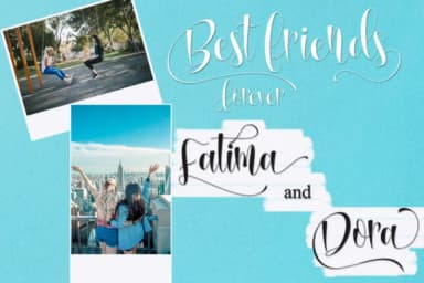 Girly Night Font by Natural Ink — Script Handwritten Font — thumbnail 2