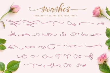 Girly Things Family Font by fontsgood — Script Handwritten Font — thumbnail 8