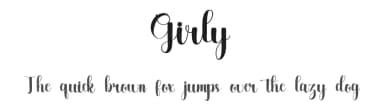 Girly by FreshtypeINK — Script Handwritten Font — thumbnail 1