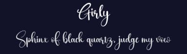 Girly by Scratchones — Script Handwritten Font — thumbnail 2
