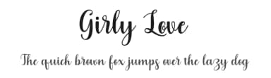 Girly Love by LetterFreshStudio — Script Handwritten Font — thumbnail 1