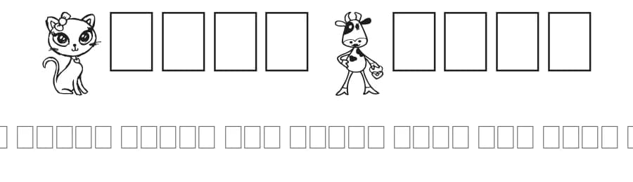 Girly Toons by imagex — Dingbats Font