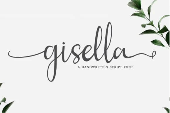 Gisella Font by Girinesia — Script Handwritten Font