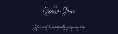 Gisella Jane by Bale — Script Handwritten Font — thumbnail 2