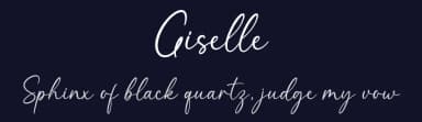 Giselle by Graphix Line Studio — Script Handwritten Font — thumbnail 2