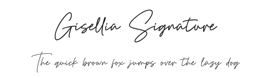 Gisellia Signature by Bluestype Studio — Script Handwritten Font