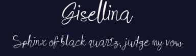 Gisellina by VampStudio — Script Handwritten Font — thumbnail 2