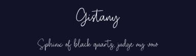 Gistany by Typebae Foundry — Script Handwritten Font — thumbnail 2