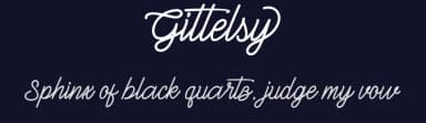 Gittelsy by WDfont — Script Handwritten Font — thumbnail 2