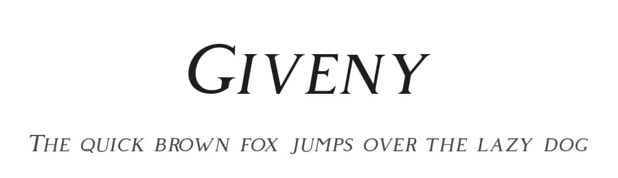 Giveny by Craft Supply Co. — Serif Font