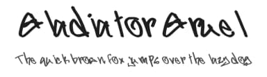 Gladiator Gruel by Casey Castille — Script Handwritten Font — thumbnail 1