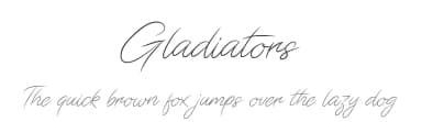 Gladiators by AminMario — Script Handwritten Font — thumbnail 1