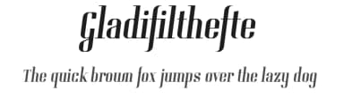 Gladifilthefte by Tup Wanders — Sans Serif Font — thumbnail 1