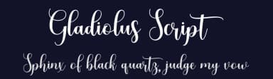 Gladiolus Script by Kong Font — Script Handwritten Font — thumbnail 2
