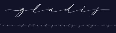 Gladis by Motokiwo — Script Handwritten Font — thumbnail 2
