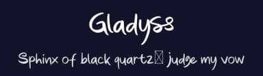 Gladyss by peterdraw — Script Handwritten Font — thumbnail 2
