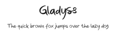 Gladyss by peterdraw — Script Handwritten Font — thumbnail 1