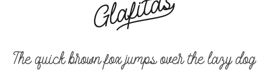 Glafitas by KaryAmo — Script Handwritten Font