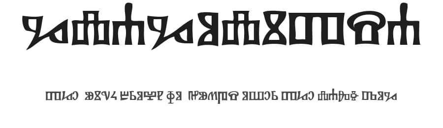 Glagolitsa by Empire of Dust — Dingbats Font