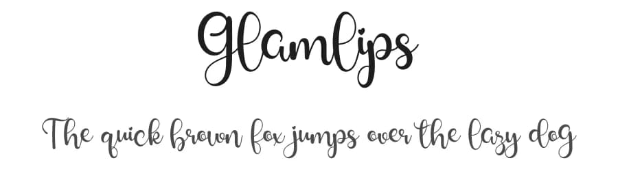 Glamlips by Airotype — Script Handwritten Font