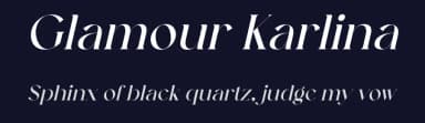 Glamour Karlina by Storytype Studio — Serif Font — thumbnail 2