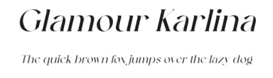 Glamour Karlina by Storytype Studio — Serif Font — thumbnail 1