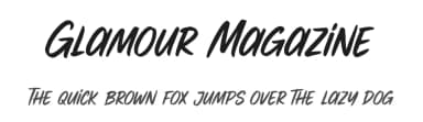 Glamour Magazine by Cat.B — Script Handwritten Font — thumbnail 1