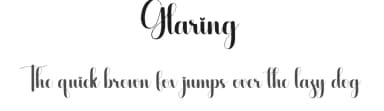 Glaring by Scratchones — Script Handwritten Font — thumbnail 1