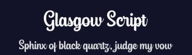 Glasgow Script by Twicolabs Fontdation — Script Handwritten Font — thumbnail 2