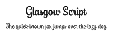 Glasgow Script by Twicolabs Fontdation — Script Handwritten Font — thumbnail 1