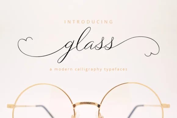 Glass Script Font by Vegas Type — Script Handwritten Font