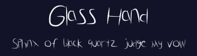 Glass Hand by Aaron Glass — Script Handwritten Font — thumbnail 2