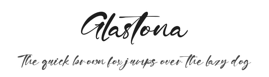 Glastona by Staircase Studio — Script Handwritten Font