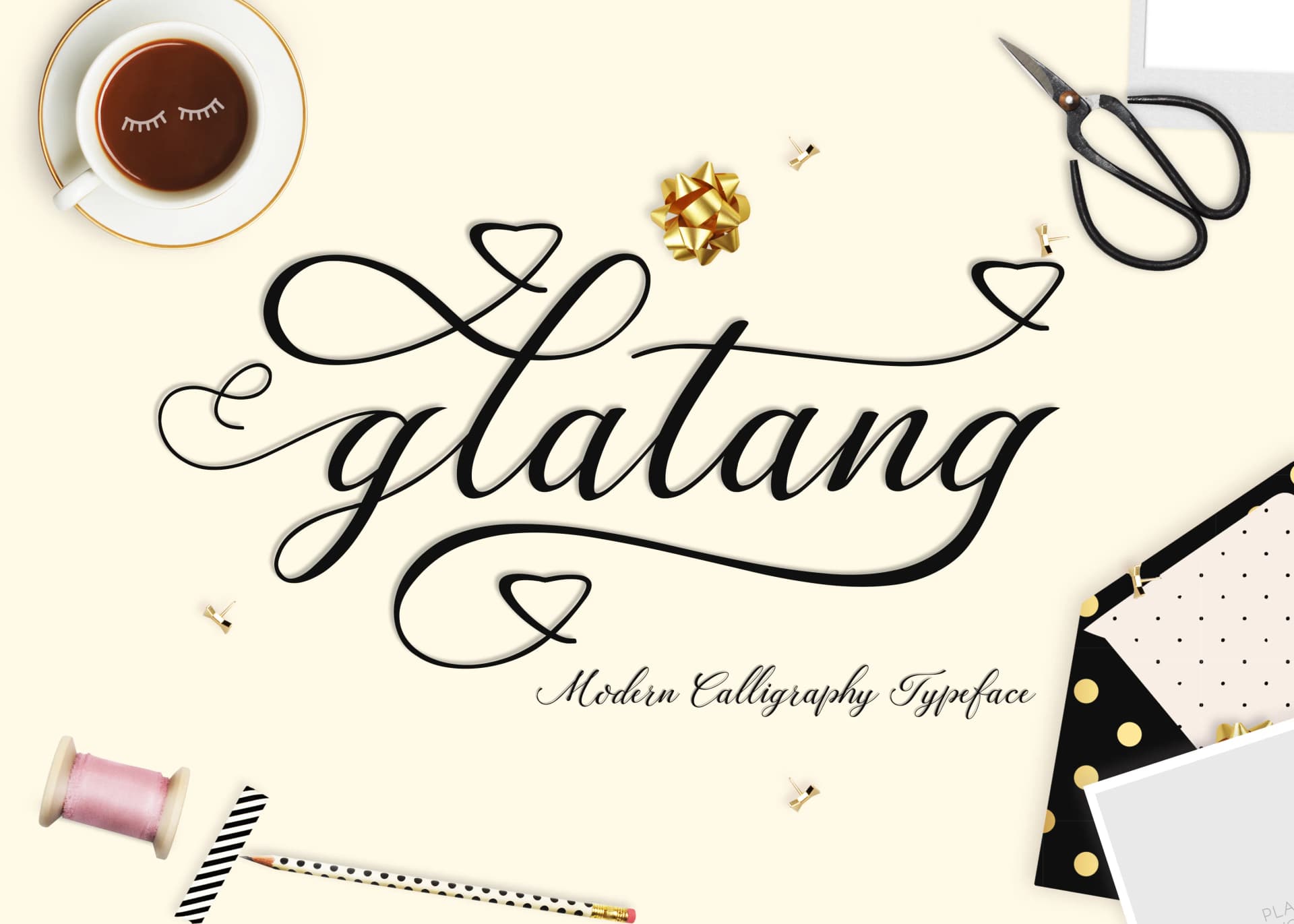 Glatang Script Font by Best Font Studio — Script Handwritten Font