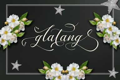 Glatang Script Font by Best Font Studio — Script Handwritten Font — thumbnail 3