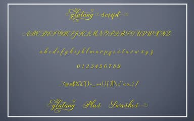 Glatang Script Font by Best Font Studio — Script Handwritten Font — thumbnail 6