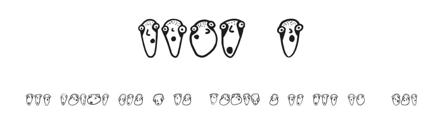 Glatze by Vladimir Nikolic — Dingbats Font