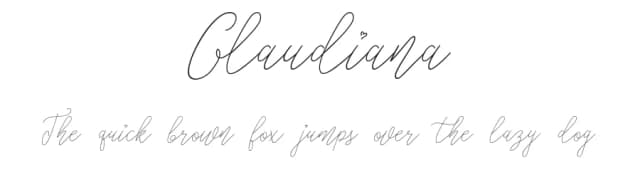 Glaudiana by BBA Key — Script Handwritten Font
