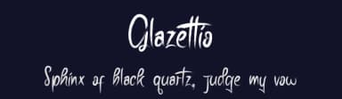 Glazettio by Jadatype — Script Handwritten Font — thumbnail 2