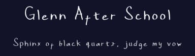 Glenn After School by Glendi Prasetyo — Script Handwritten Font — thumbnail 2