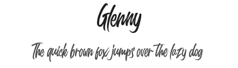 Glenny by Staircase Studio — Script Handwritten Font