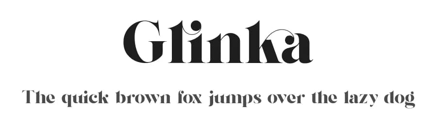 Glinka by Zeenesia Studio — Serif Font