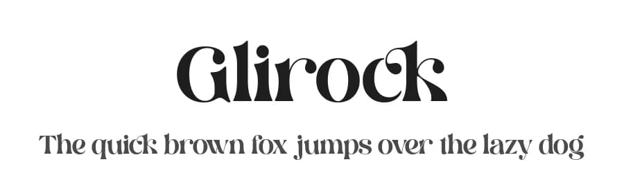 Glirock by BrandSemut — Serif Font