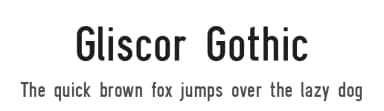Gliscor Gothic by Ash Pikachu Font — Sans Serif Font — thumbnail 1