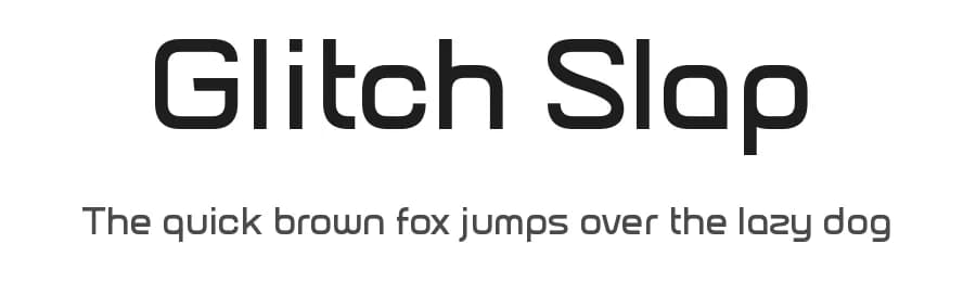 Glitch Slap by Chequered Ink — Sans Serif Font