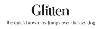 Glitten by BrandSemut — Serif Font — thumbnail 1