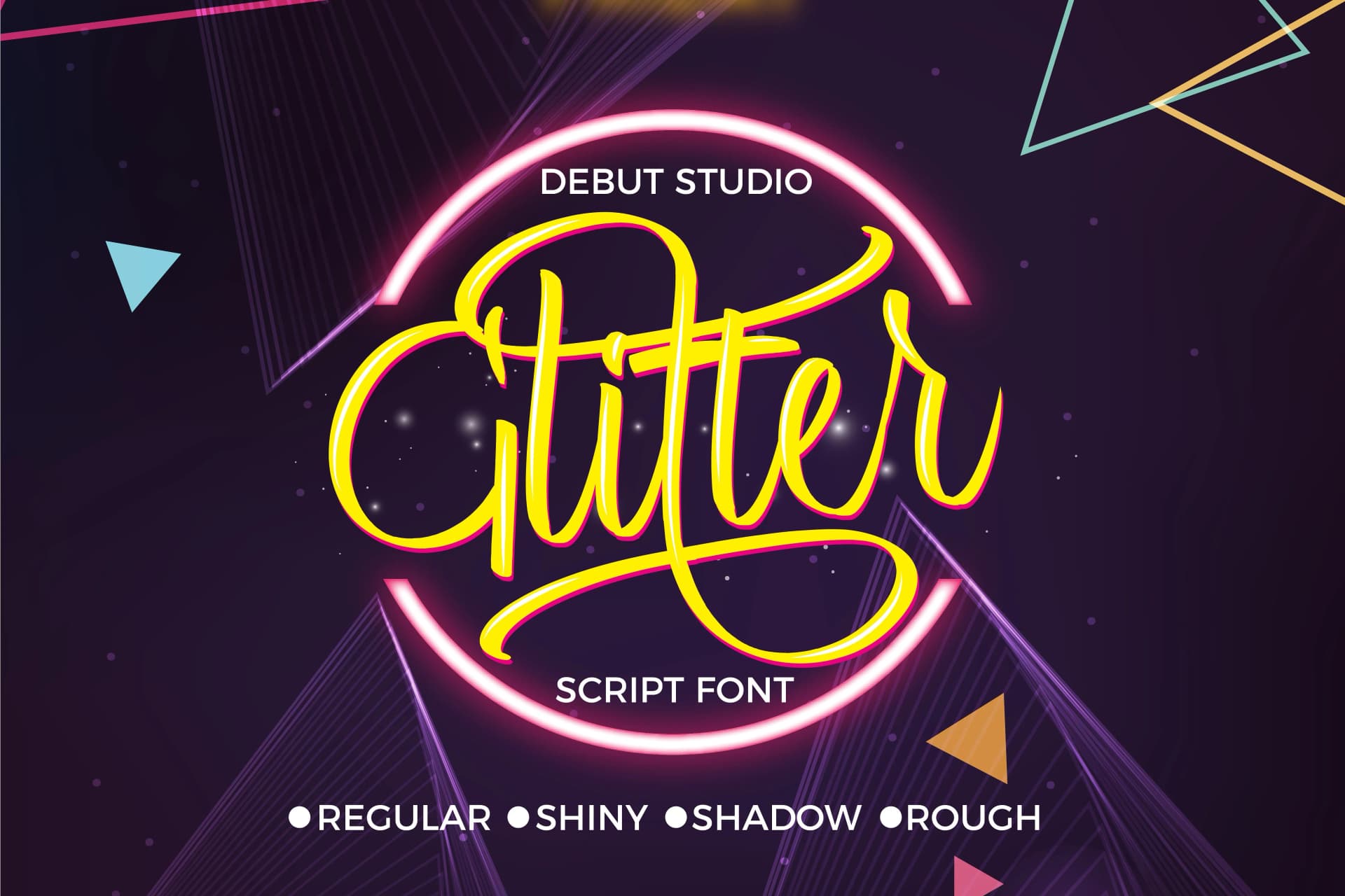 Glitter Script Font by Debut Studio — Script Handwritten Font