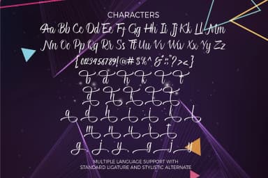 Glitter Script Font by Debut Studio — Script Handwritten Font — thumbnail 6