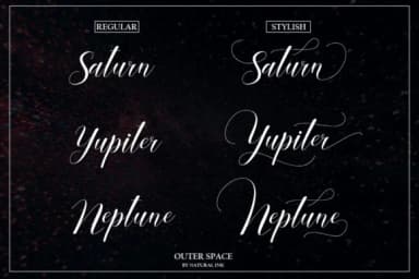 Glitter Script Font by Natural Ink by Natural Ink — Script Handwritten Font — thumbnail 2